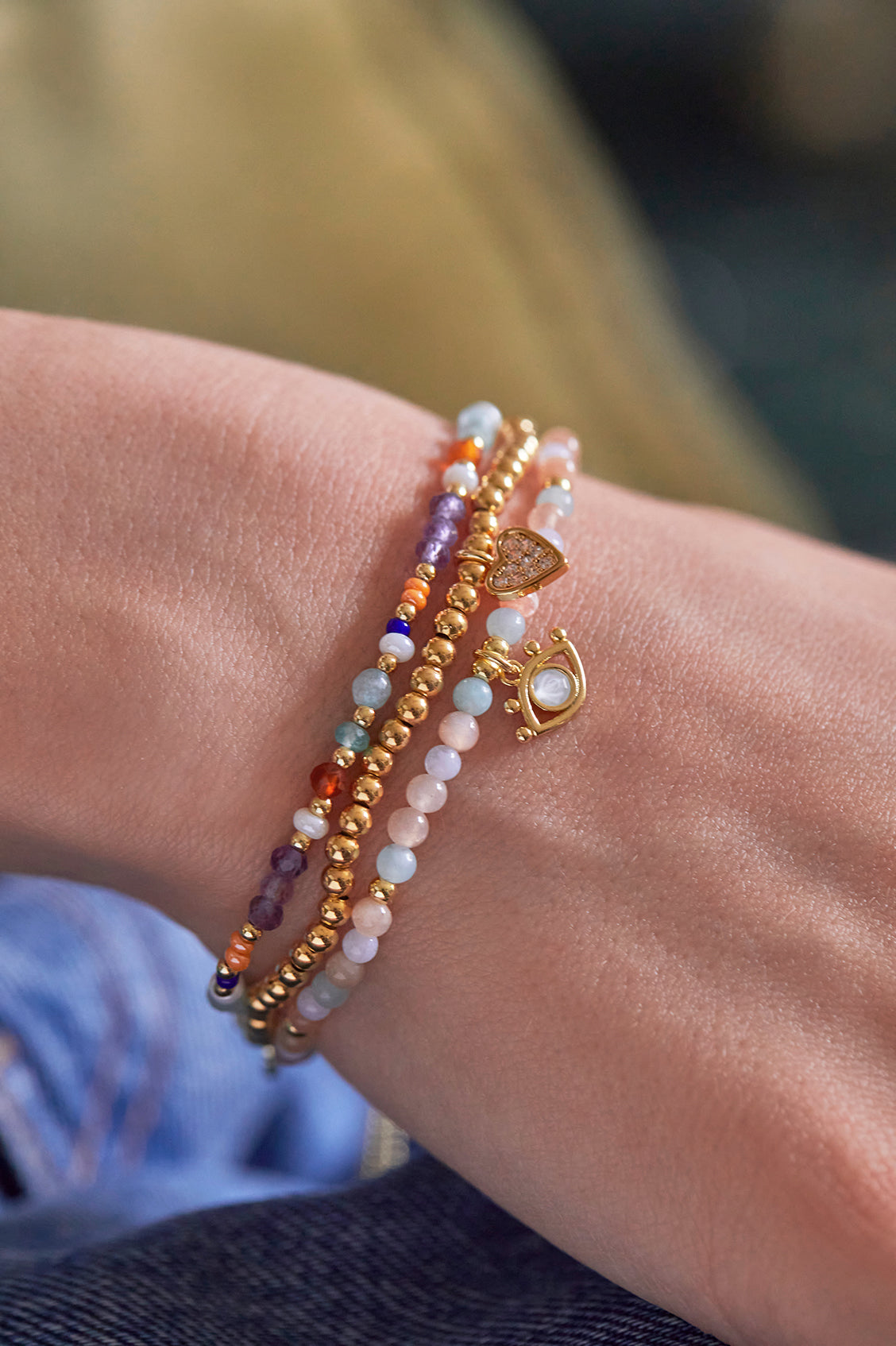 Mini Amelia Gemstone Bracelet