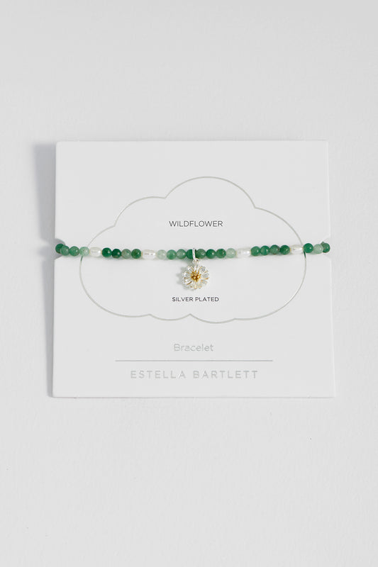 Gemstone and Pearl Wildflower Sienna Bracelet