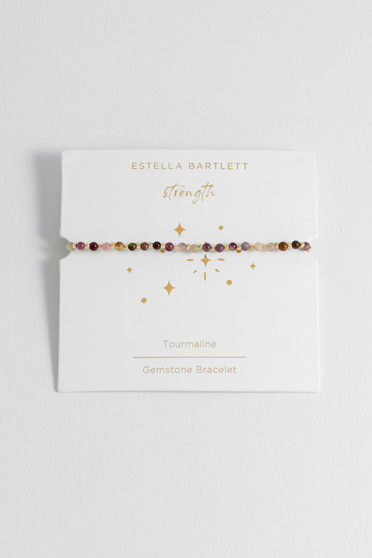 Wellness Tourmaline Gemstone Amelia Bracelet