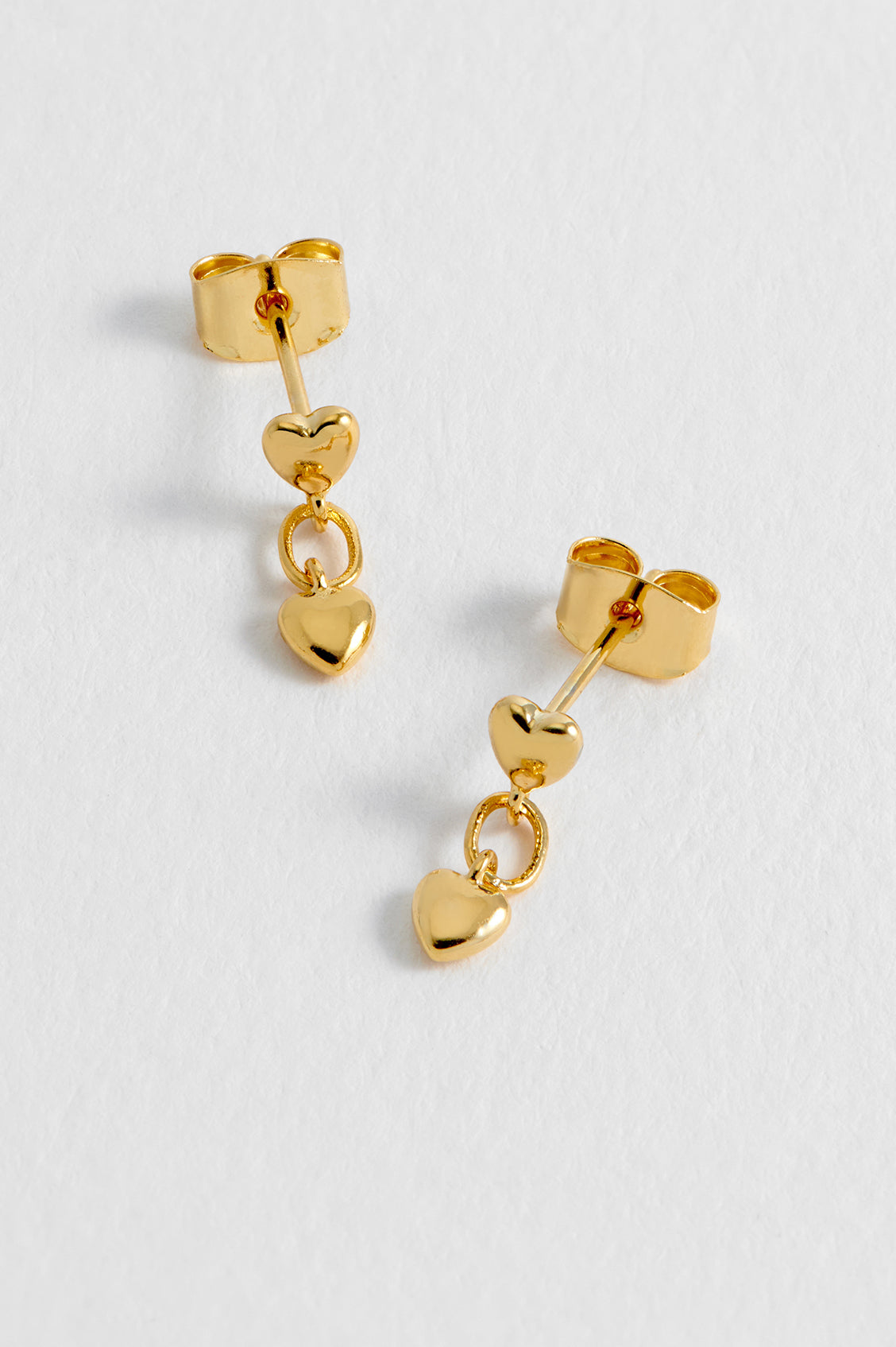 Linked Heart Studs