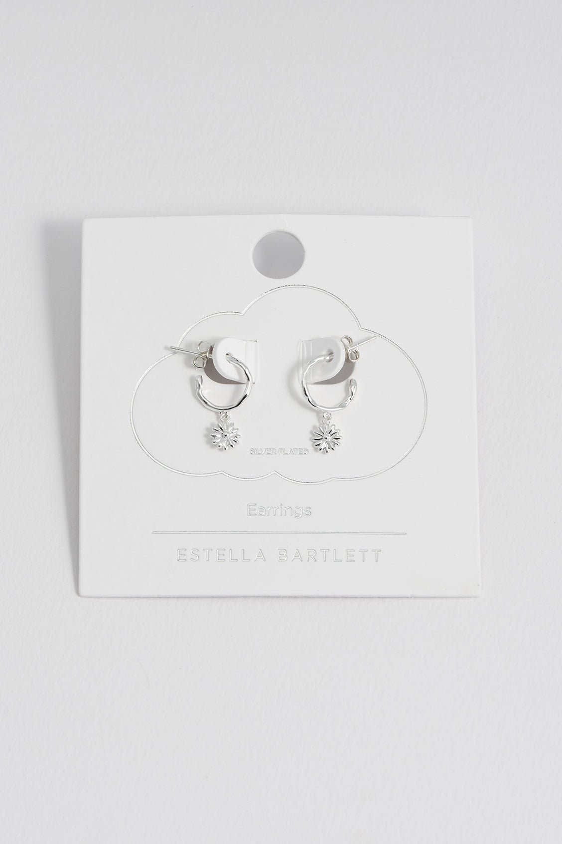 Molten Daisy Hoop Earrings