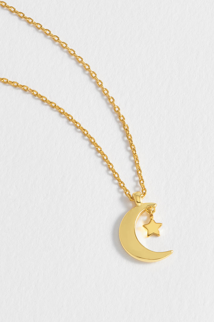 Moon and Star Necklace Bauble