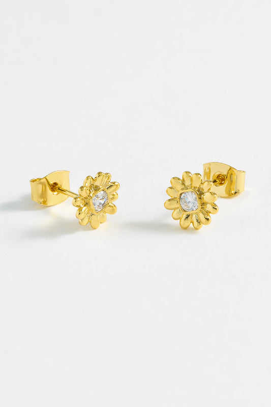 CZ Flower Studs