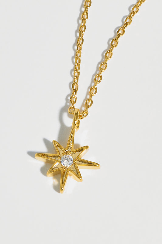 North Star CZ Pendant