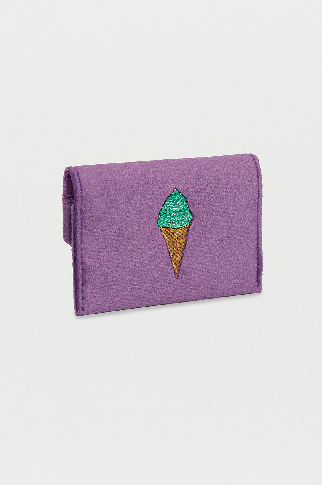 Embroidered Ice Cream Envelope Card Holder