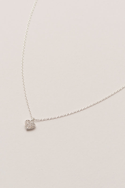 CZ Heart Necklace