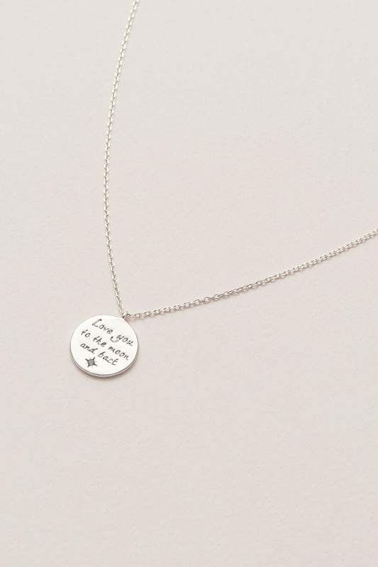 Love You To The Moon And Back Necklace