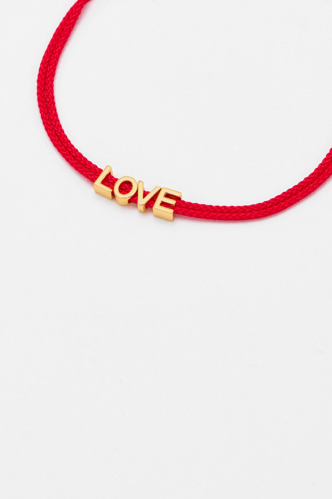 Love Slider Bead Friendship Bracelet