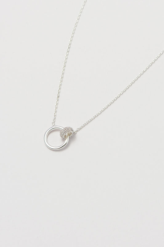 Interlinked Rings Necklace