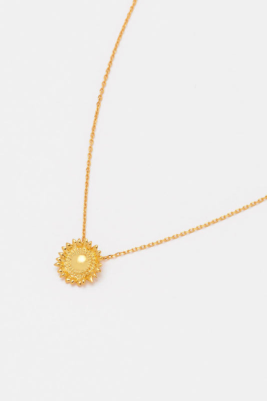 Sunflower Pendant Necklace