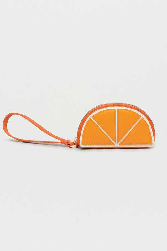 Orange Slice Applique Purse